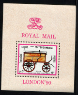 CAMBODGE 1990, LONDON 90,  VOITURE POSTALE HIPPOMOBILE, 1 Bloc, Neuf / Mint. R990 - Sonstige (Land)