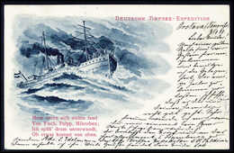 Beleg 1898, Deutsche Tiefsee-Expedition In Die Antarktis, Offizielle Expeditions-Postkarte Von Der Zwischenstation In Or - Autres & Non Classés