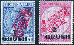 * Shkodra: 1 Und 2 Gr., Tadellos Ungebr.<br/><b>Katalogpreis: 200,-</b> (Michel: 4,5) - Otros & Sin Clasificación