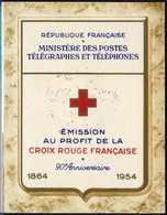 Gest. Rotes Kreuz, Tadelloses Markenheftchen Mit Dekorat. Roten ESST MULHOUSE.<br/><b>Katalogpreis: 130,-</b> (Michel: 1 - Altri & Non Classificati