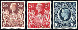 ** 2'6-10 Sh., Tadellos Postfr. Serie.<br/><b>Katalogpreis: 450,-</b> (Michel: 212/14) - Other & Unclassified