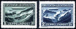 ** Zeppelin, Tadellos Postfr. Serie, Fotobefund Eichele.<br/><b>Katalogpreis: 700,-</b> (Michel: 114/15) - Autres & Non Classés