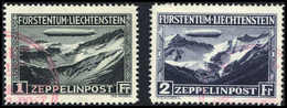 Gest. Zeppelin, Tadellos Gestplt. Serie.<br/><b>Katalogpreis: 650,-</b> (Michel: 114/15) - Other & Unclassified