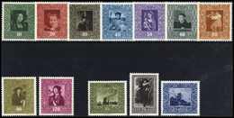 ** Gemälde, Fünf Verschiedene, Tadellos Postfr. Serien.<br/><b>Katalogpreis: 490,-</b> (Michel: 268/76,301/3,306/8,311/1 - Altri & Non Classificati