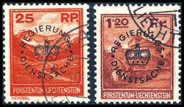 Gest. 25 Rp. Und 1,20 Fr., Tadellos Gestplt. Serie.<br/><b>Katalogpreis: 475,-</b> (Michel: 9/10) - Otros & Sin Clasificación