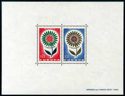 ** Europa 1964, Beide Werte Im Waagr. Paar Zusammenhängend Als Sonderdruck In Blockform, Tadellos Postfr. Selten.<br/><b - Other & Unclassified