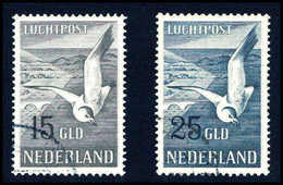 Gest. Flugpost, Tadellos Gestplt. Serie.<br/><b>Katalogpreis: 300,-</b> (Michel: 580/81) - Sonstige & Ohne Zuordnung