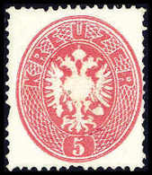 * 5 Kr., Frisches Ungebr. Prachtstück (li. 1 Z.). Selten, Fotobefund Ferchenbauer.<br/><b>Katalogpreis: 850,-</b> (Miche - Altri & Non Classificati