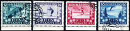 Gest. FIS, Tadellose Serie Mit SST.<br/><b>Katalogpreis: 350,-</b> (Michel: 551/54) - Altri & Non Classificati