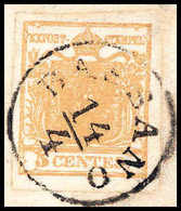 Briefst. 5 C., Luxus-Bfstk. Mit K1 BASSANO, Fotobefund Ferchenbauer.<br/><b>Katalogpreis: 120,-+</b> (Michel: 1Xb) - Altri & Non Classificati