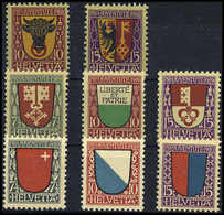 ** Pro Juventute 1918/20, Tadellos Postfrische Serien. (Michel: 143/44,149/51,153/55) - Other & Unclassified