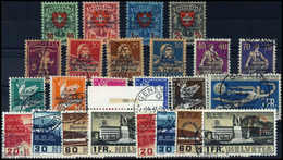 Gest. 1924/38, Drei Tadellos Gestplt. Serien. (Michel: 15/24x,32/37,49/56) - Other & Unclassified