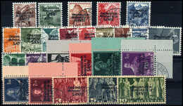 Gest. 1950, Zwei Tadellos Gestplt. Serien.<br/><b>Katalogpreis: 327,-</b> (Michel: 1/25) - Other & Unclassified