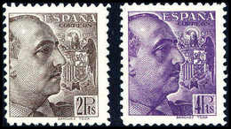 2 Und 4 Pta., Tadellos Postfrisch.<br/><b>Katalogpreis: 230,-</b> (Michel: 837/38) - Otros & Sin Clasificación