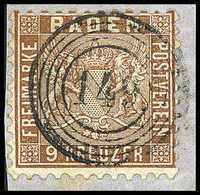 Briefst. 9 Kr., Luxus-Bfstk. Mit Zentr. Und Gerade Aufges. Stempel "149" VOEHRENBACH, Sign. Seeger BPP.<br/><b>Katalogpr - Altri & Non Classificati