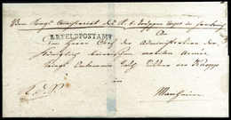 Beleg (1815) K.B.FELDPOSTAMT, Seltener, Langer L1 (47 Mm), Ideal Klar Auf Feldpostbrief Vom "Kriegs Comißariat Des K.B.T - Other & Unclassified