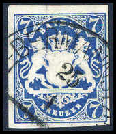 Gest. 7 Kr., Tieffarbiges Kabinettstück Mit HK EBERMANNSTADT, Doppelt Sign. Brettl BPP.<br/><b>Katalogpreis: 1.000,-</b> - Autres & Non Classés