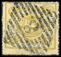 Gest. 1 Sgr., Kab.-Stück Mit Zentr. Stempel "8" BRAUNSCHWEIG, Sign. Ferchenbauer.<br/><b>Katalogpreis: 180,-</b> (Michel - Autres & Non Classés