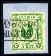 Briefst. 5 Sgr., Kabinett-Briefstück.<br/><b>Katalogpreis: 380,-</b> (Michel: 4a) - Sonstige & Ohne Zuordnung