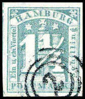 Gest. 1¼ Sch., Breitrandiges Luxusstück Mit Klarem Dreiringstempel "2", Sign. Bühler.<br/><b>Katalogpreis: 100,-+</b> (M - Autres & Non Classés