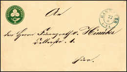 Beleg 1858, Frischer Pracht-Umschlag Mit Klarem Blauem K2 HANNOVER.<br/><b>Katalogpreis: 600,-</b> (Michel: SU5I) - Sonstige & Ohne Zuordnung