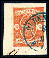 Briefst. ½ Gr., Luxus-Bfstk., Fotoattest Stegmüller BPP.<br/><b>Katalogpreis: 650,-</b> (Michel: 11a) - Altri & Non Classificati