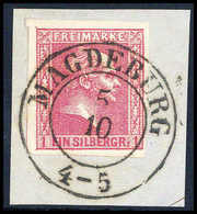 Briefst. 1 Sgr., Wundervolles Luxus-Bfstk. Mit K2 MAGDEBURG. (Michel: 10a) - Altri & Non Classificati