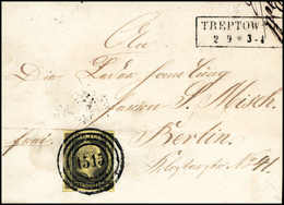 "1515" TREPTOW, Ideal Auf Kl. Faltbrief 3 Sgr. (Michel: 4a) - Other & Unclassified