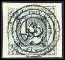 Briefst. ½ Sgr., Frisches Luxus-Bfstk. Mit Genau Zentr. Stempel "33" HOMBERG. (Michel: 3b) - Autres & Non Classés