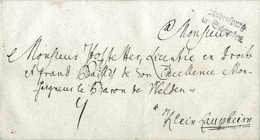 (1784), "Rabenspurg In Schwaben", Ideal Klarer L2 Auf Kab.-Briefhülle Nach Laupheim. - Autres & Non Classés