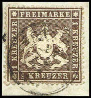 Briefst. 1 Kr., Frisches Kab.-Bfstk.<br/><b>Katalogpreis: 160,-</b> (Michel: 16xa) - Autres & Non Classés