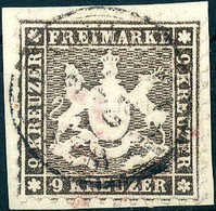 Briefst. 9 Kr., Pracht-Bfstk., Doppelt Sign. Thoma BPP.<br/><b>Katalogpreis: 220,-</b> (Michel: 28d) - Autres & Non Classés