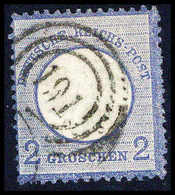 Gest. 2 Gr. (Mgl.), Seltene Entwertung Durch Dänischen Schiffs-Dreiringstempel "191". (Michel: 5) - Other & Unclassified