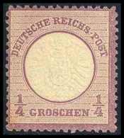 ** ¼ Gr., Postfr. Prachtstück (leichte Randtönung), Fotobefund Krug BPP ("einwandfreie Erhaltung").<br/><b>Katalogpreis: - Sonstige & Ohne Zuordnung