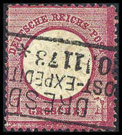 Gest. 1 Gr., Plf. II, Kab.-Stück Mit Klarem R3 DRESDEN, Fotobefund Sommer BPP.<br/><b>Katalogpreis: 450,-</b> (Michel: 1 - Altri & Non Classificati