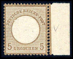 5 Gr., Plf. III (heller Fleck Im Innenkreis Der "5"), Tadellos Postfrisch. (Michel: 22III) - Other & Unclassified