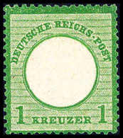 * 1 Kr., Ungebr. Kab.-Stück, Fotoattest Krug BPP.<br/><b>Katalogpreis: 400,-</b> (Michel: 23b) - Altri & Non Classificati