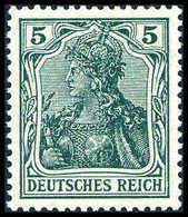 ** 5 Pfg., Tadellos Postfr., Sign. Zenker BPP.<br/><b>Katalogpreis: 300,-</b> (Michel: 85IIe) - Altri & Non Classificati