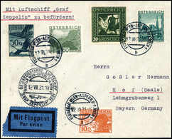 Beleg 1931, Österreichfahrt, Österreichische Post, Schöner, Bunt Frankierter Brief Mit Stempel WIEN - ASPERN, Rs. FRIEDR - Other & Unclassified