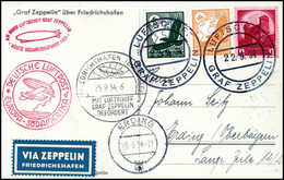 Beleg 1934, 8.SA-Fahrt, Bordpost Der Rückfahrt, Tadellose Postkarte DR. (Michel: Si.274D) - Sonstige & Ohne Zuordnung