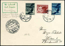 Beleg 1931, Österreich-Fahrt, Tadellose Postkarte Mit Österreich-Frankatur Nach Wien. (Michel: Si.(116)) - Other & Unclassified