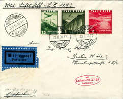 Beleg 1936, Österreich, Deutschlandfahrt LZ129, Tadelloser Brief Mit Stempel KLAGENFURT Nach Berlin. (Michel: Si.(402)) - Other & Unclassified