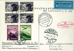 Beleg 1936, Österreich, Probefahrt Am 4.Mai, LZ 129, Tadellose Karte. (Michel: Si.(405)) - Altri & Non Classificati