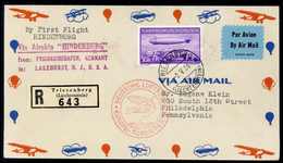 Beleg 1936, 1.NA-Fahrt, Tadelloser Brief Liechtenstein Zeppelinmarke 2 Fr. (Michel: Si.(406)) - Autres & Non Classés