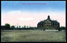 Beleg (1905), "Tientsin, Bahnhof Peking-Mukden", Schöne Farbige Foto-AK. - Autres & Non Classés