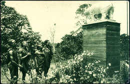 Beleg (1910), "Aruscha, Vor Der Nashorn-Apotheke", Seltene Foto-AK. - Autres & Non Classés