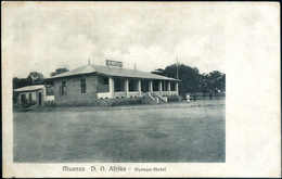 Beleg (1910), "Nyanza-Hotel, Muanza", Seltene Foto-AK (min. Unfrisch). - Sonstige & Ohne Zuordnung