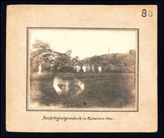 1904, Reise Der Reichstags-Abgeordneten Nach Kamerun, Original-Fotografie Auf Beschriftetem Karton. - Autres & Non Classés