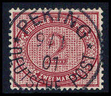 Gest. 2 Mk., Tadelloses Exemplar Mit Idealem Stempel PEKING 9/1 01 (Petschili), Sign. Bothe (Dr.Steuer 10x).<br/><b>Kata - Sonstige & Ohne Zuordnung