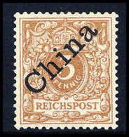 3 Pfg., Tadellos Postfrisch. Eine Seltene Marke, Sign. Pfenninger, Bothe BPP.<br/><b>Katalogpreis: 1.400,-+</b> (Michel: - Otros & Sin Clasificación